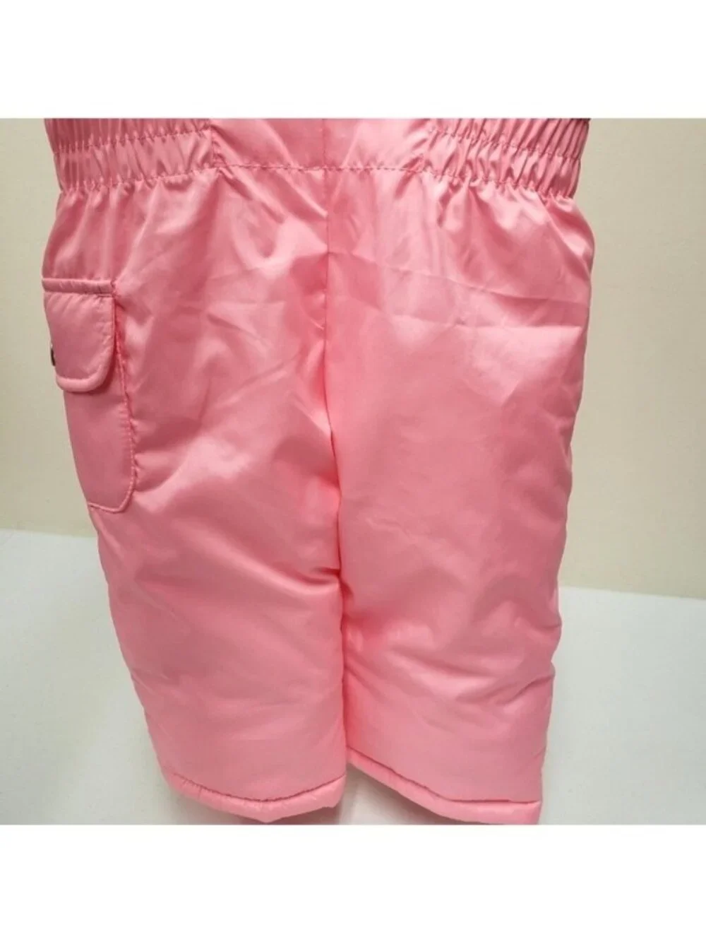 Carters Pink Snow Suit Overalls Ski Bib Girls Size 12 Months
